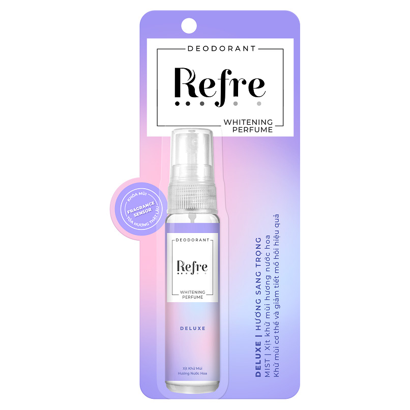 Xịt Khử Mùi Dưỡng Trắng Hương Nước Hoa Refre Whitening Deluxe Hương Sang Trọng (30ml)