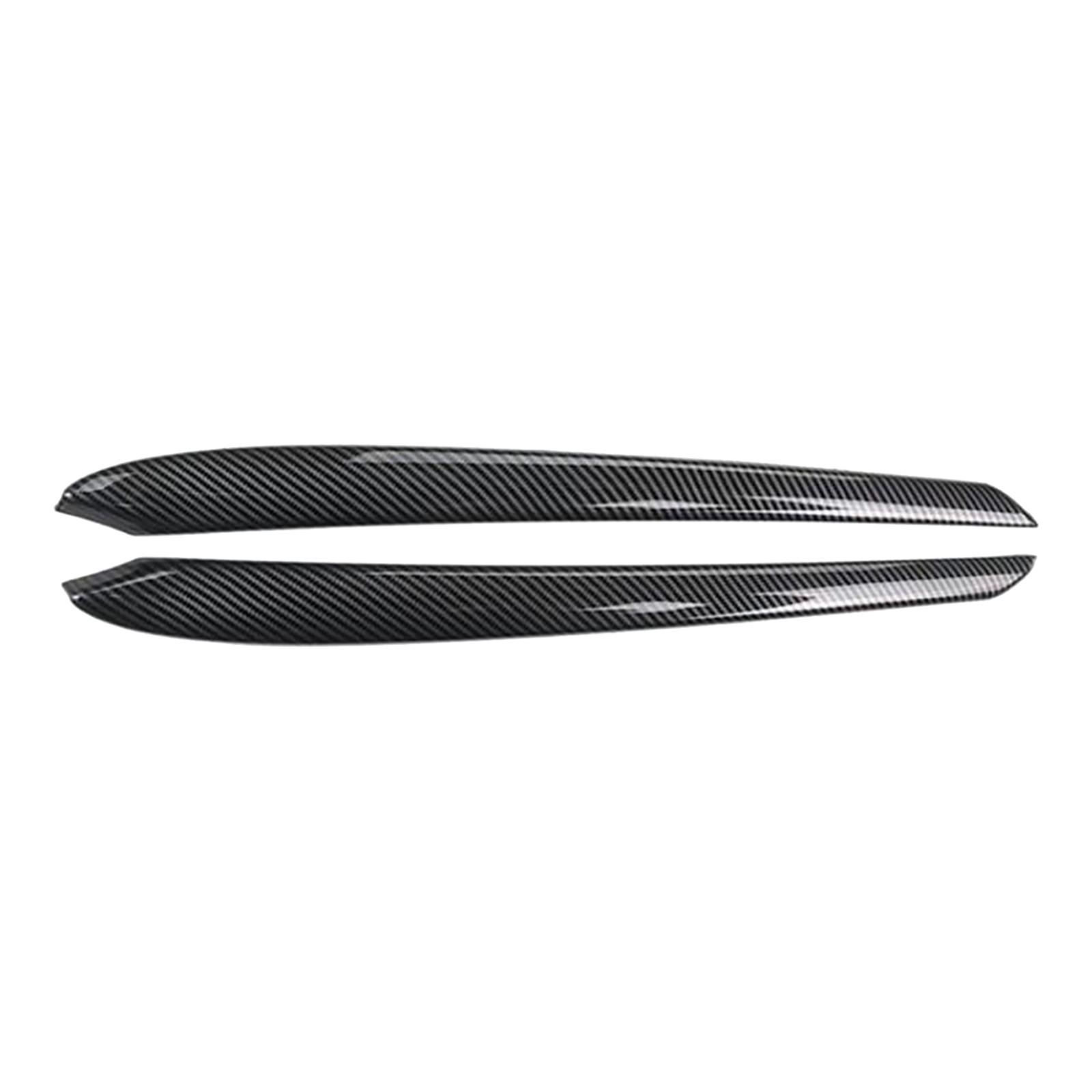 2 Pieces Door Set Decoration for Tesla Model Y Carbon Fiber Protection ABS