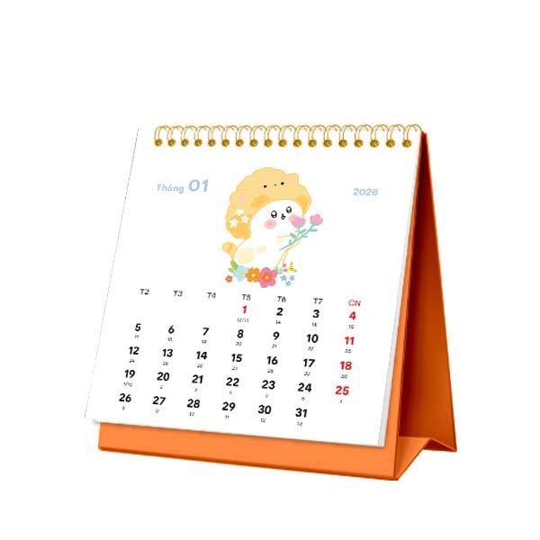 Lịch Bàn Mini - Meow Meow Time