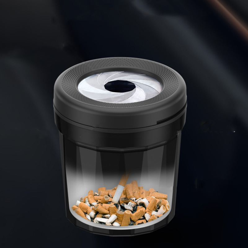 Gạt Tàn Thuốc Để Xe Hơi Nắp Lốc Xoáy