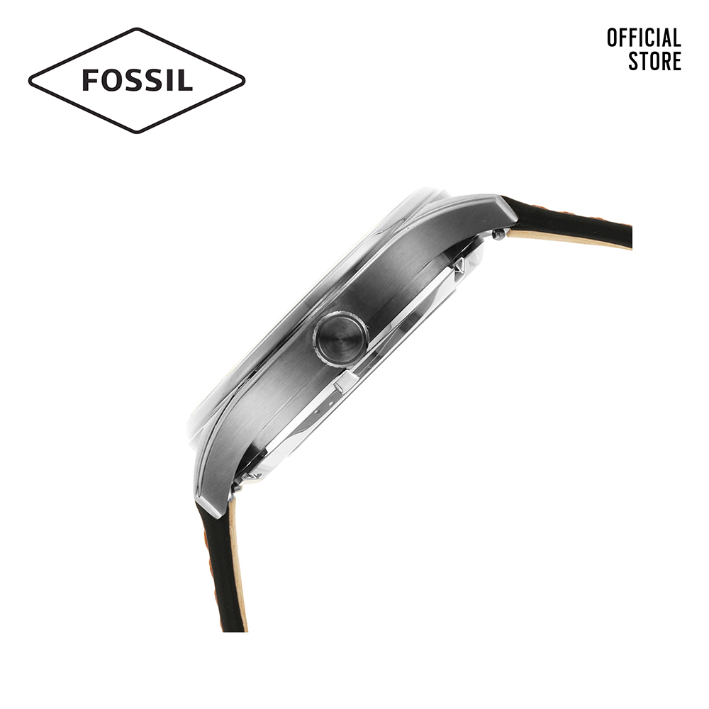 Đồng hồ nam FOSSIL Forrester dây da ME3178 - màu xám