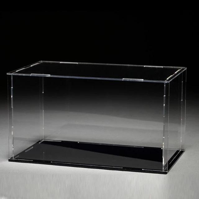 55 Size Chiều cao 25 30 35, dày 3mm, Hộp Mica trưng bày sản phẩm mô hình, đồ sưu tầm, chống bụi, dạng lắp ráp - 10x15cm