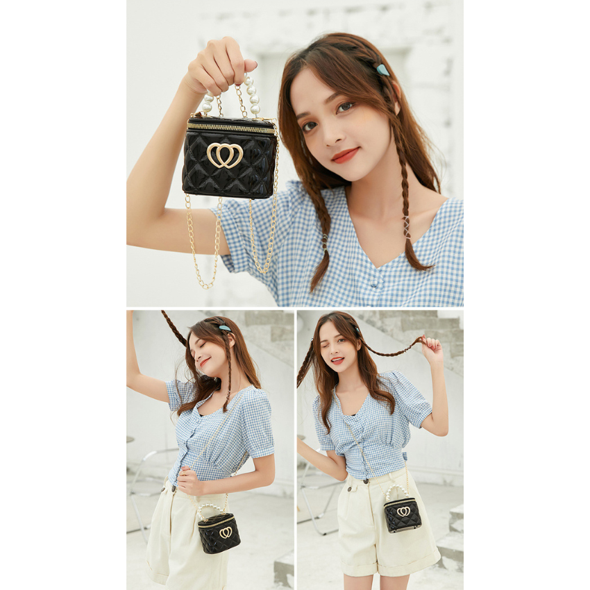 Túi mini đeo chéo nữ đẹp đi chơi cao cấp phong cách thời trang giá rẻ, túi hot trend có dây đeo chéo cực xinh TX076