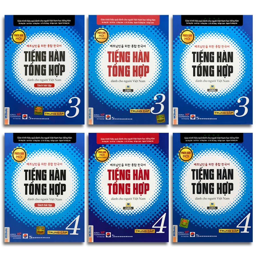 Sách - Tiếng Hàn Tổng Hợp Dành Cho Người Việt Nam - Trung Cấp (Lẻ tùy chọn)