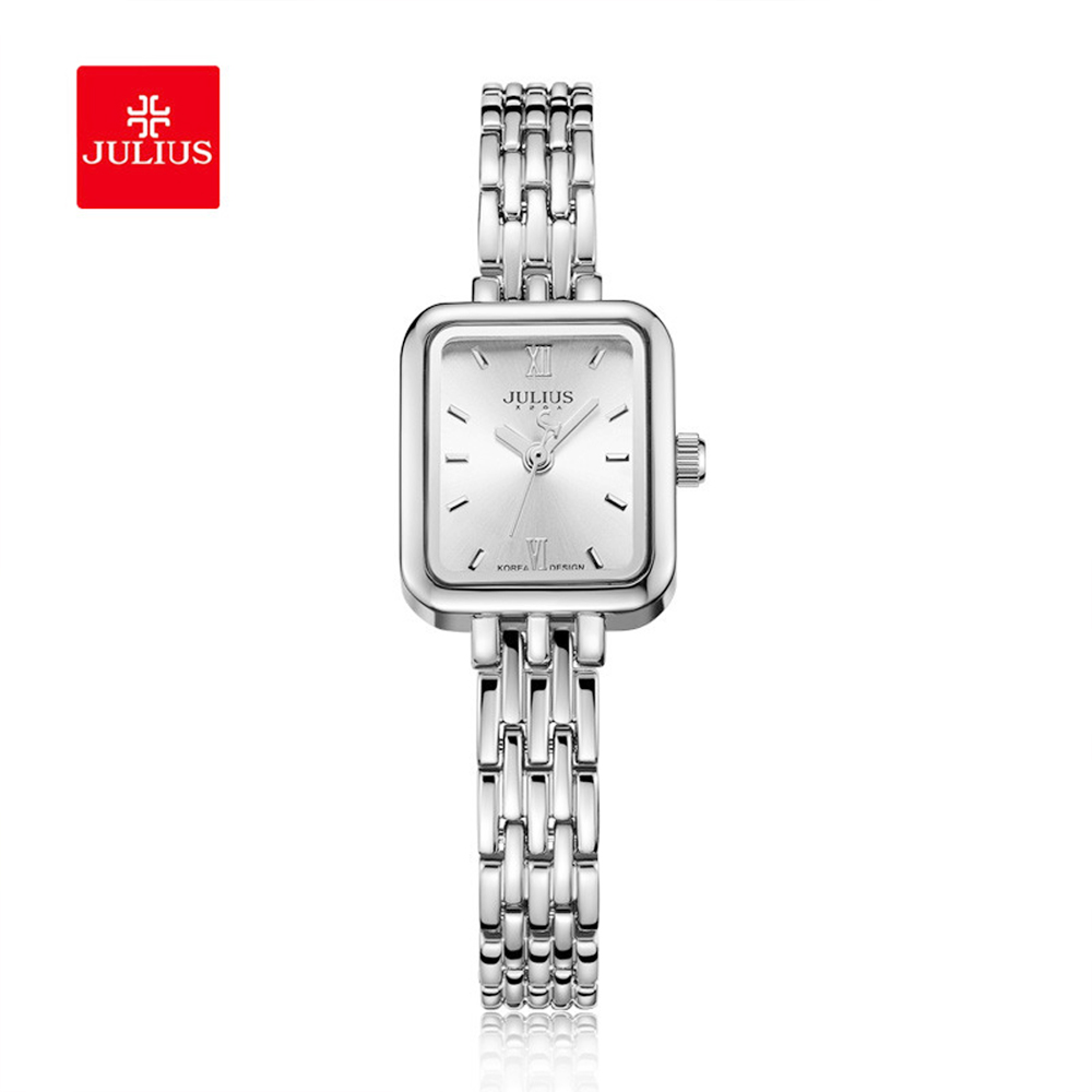 Đồng hồ nữ JULIUS JA-771 dây thép size 22 x 18mm nhỏ xinh