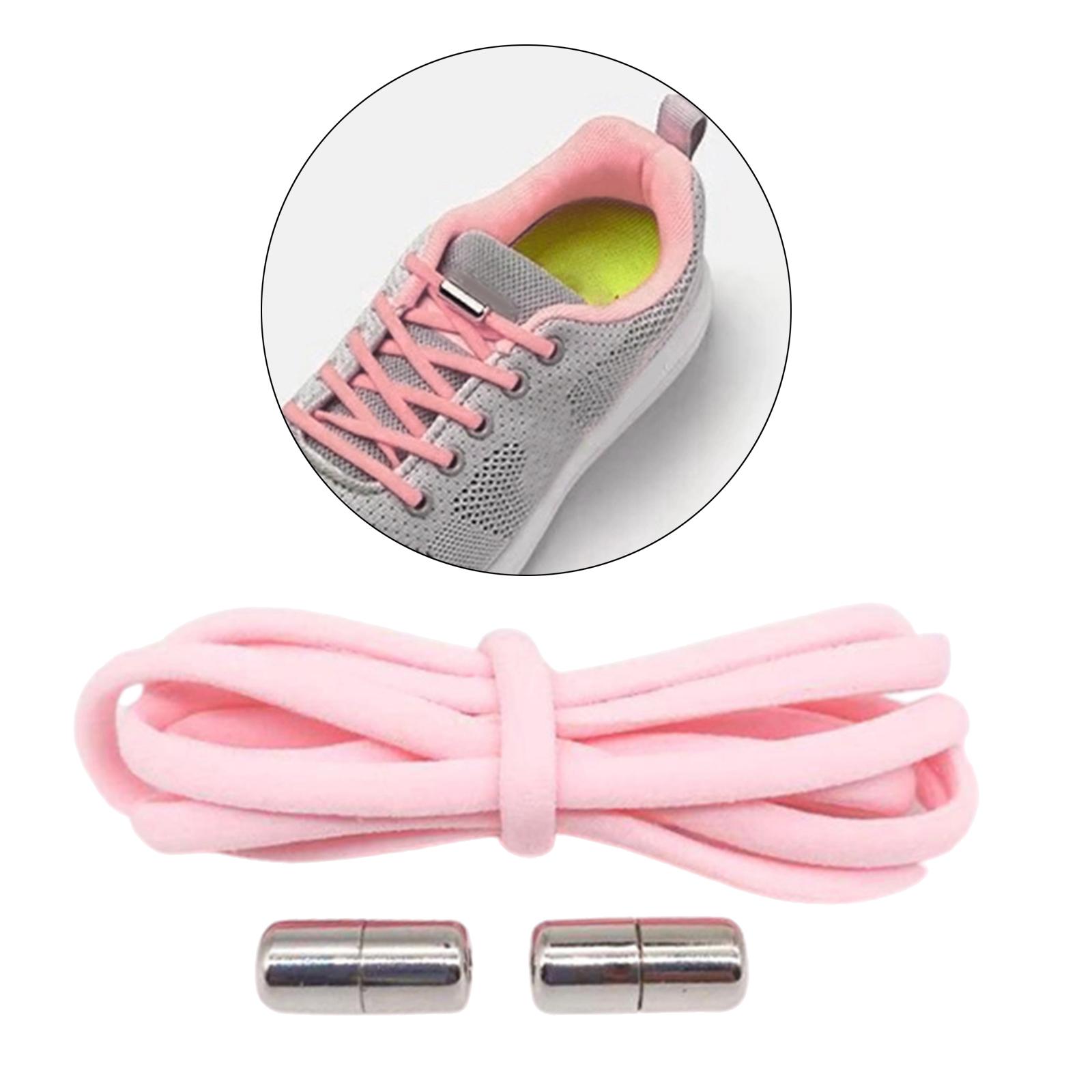 Elastic No Tie Shoe Laces for Adults, Kids, Elderly, System with Elastic Shoe Laces