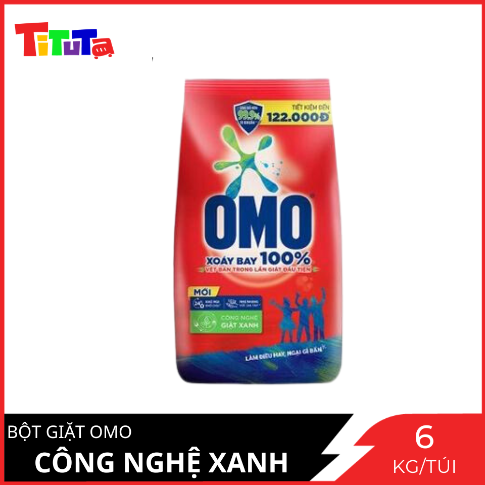 Bột Giặt OMO Đỏ (6kg)