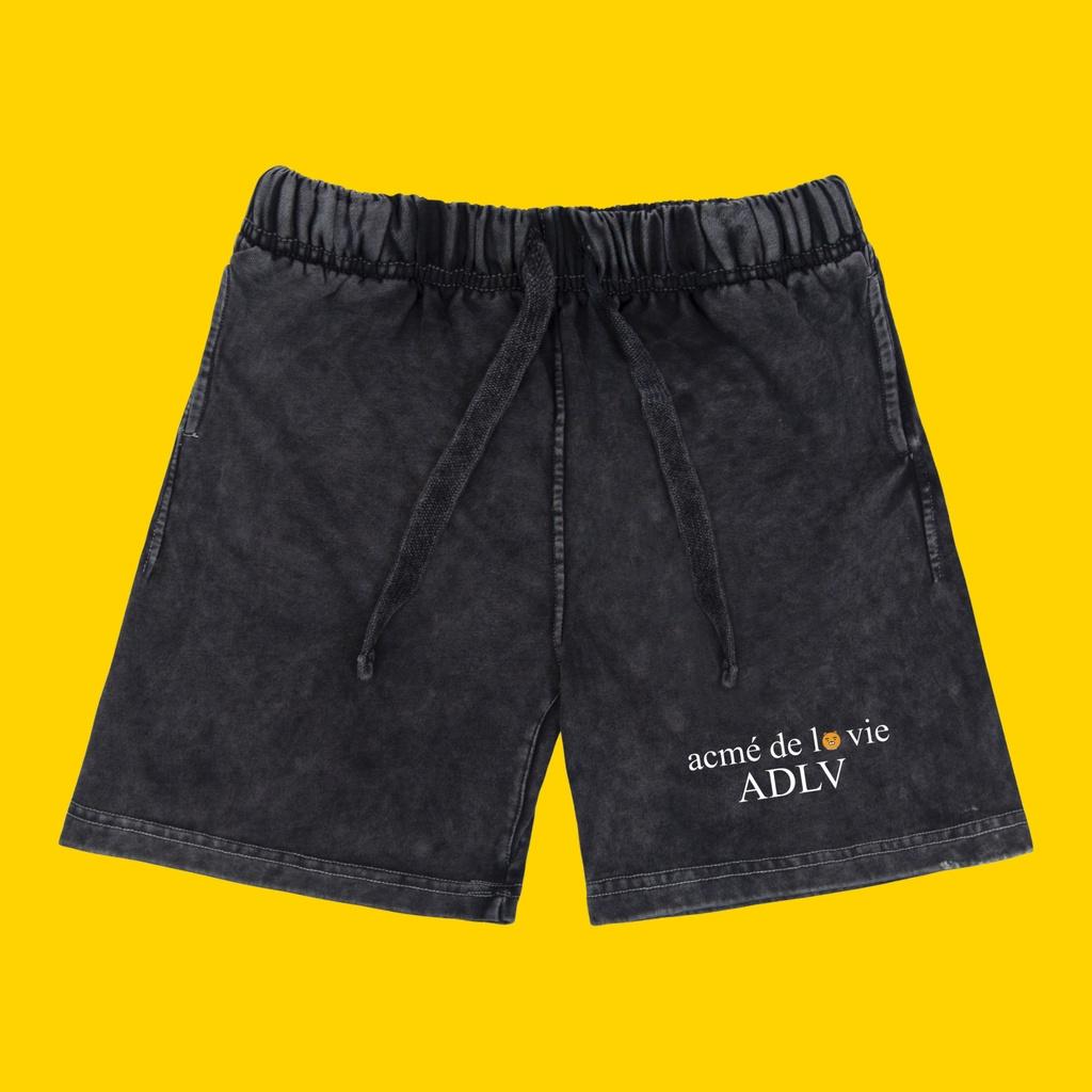 Quần short ADLV KAKAO nỉ da cá Hogoto shop , quần short unisex nam nữ chất liệu cotton