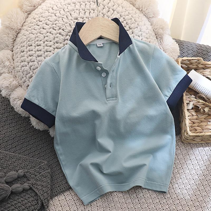 Áo polo bé trai gái chất cotton size đại từ 15 - 65kg - Áo phông có cổ cho trẻ em POLO BASIC