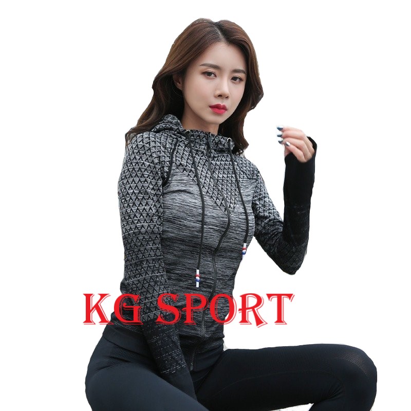 Áo Khoác Nữ Tập Thể Thao, Tập Gym Yoga, Đi Chơi, Chống Nắng, Đa Năng