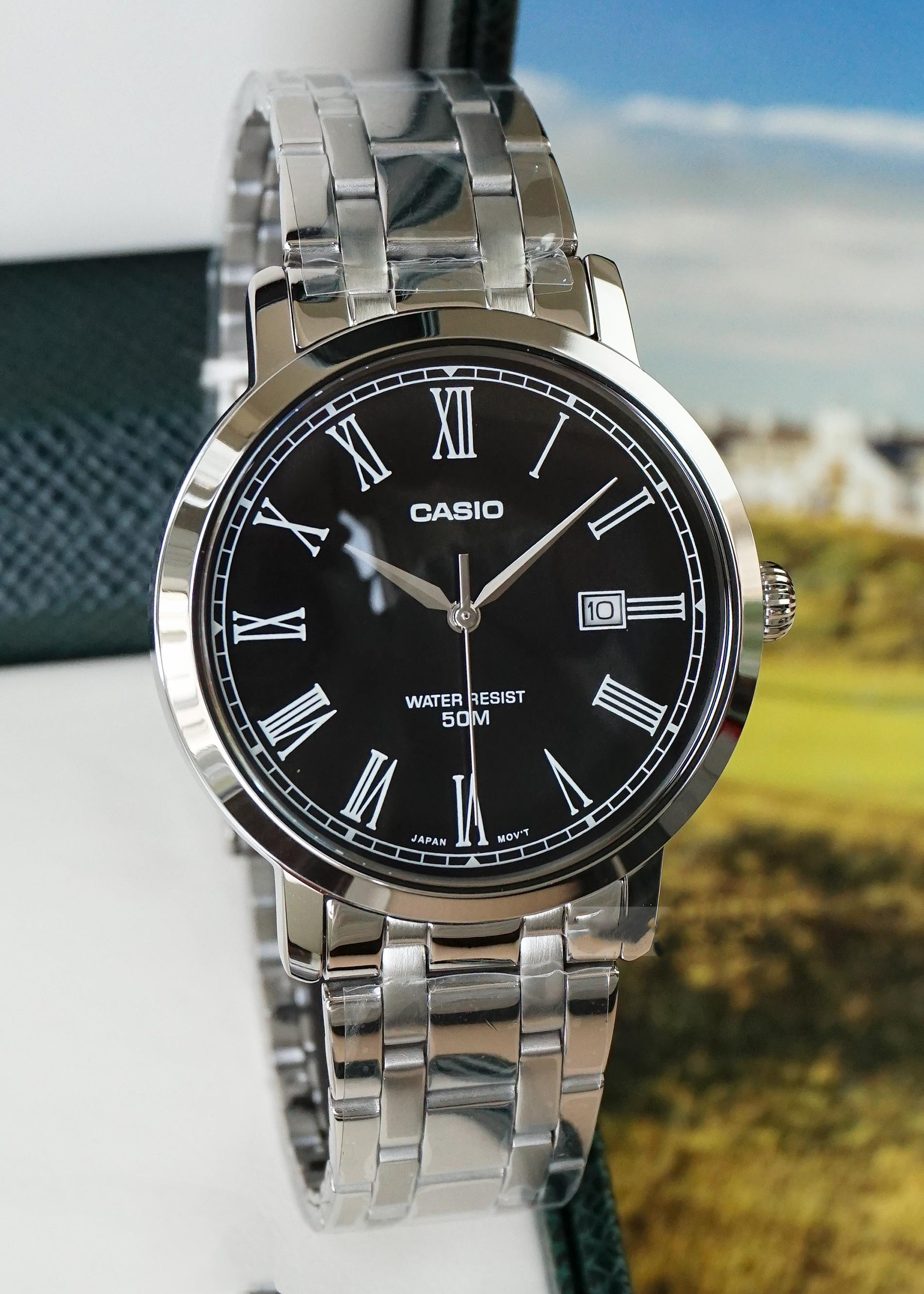 Đồng Hồ Nam Casio MTP-E149D-1BVDF Dây Kim Loại - Mặt Số La Mã Cổ Điển