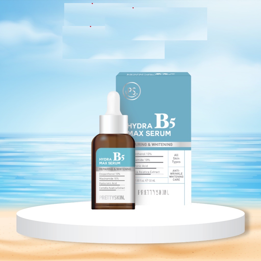 Serum B5 Pretty Skin Hydra Max Tinh Chất Phục Hồi Và Dưỡng Trắng Da 50ml