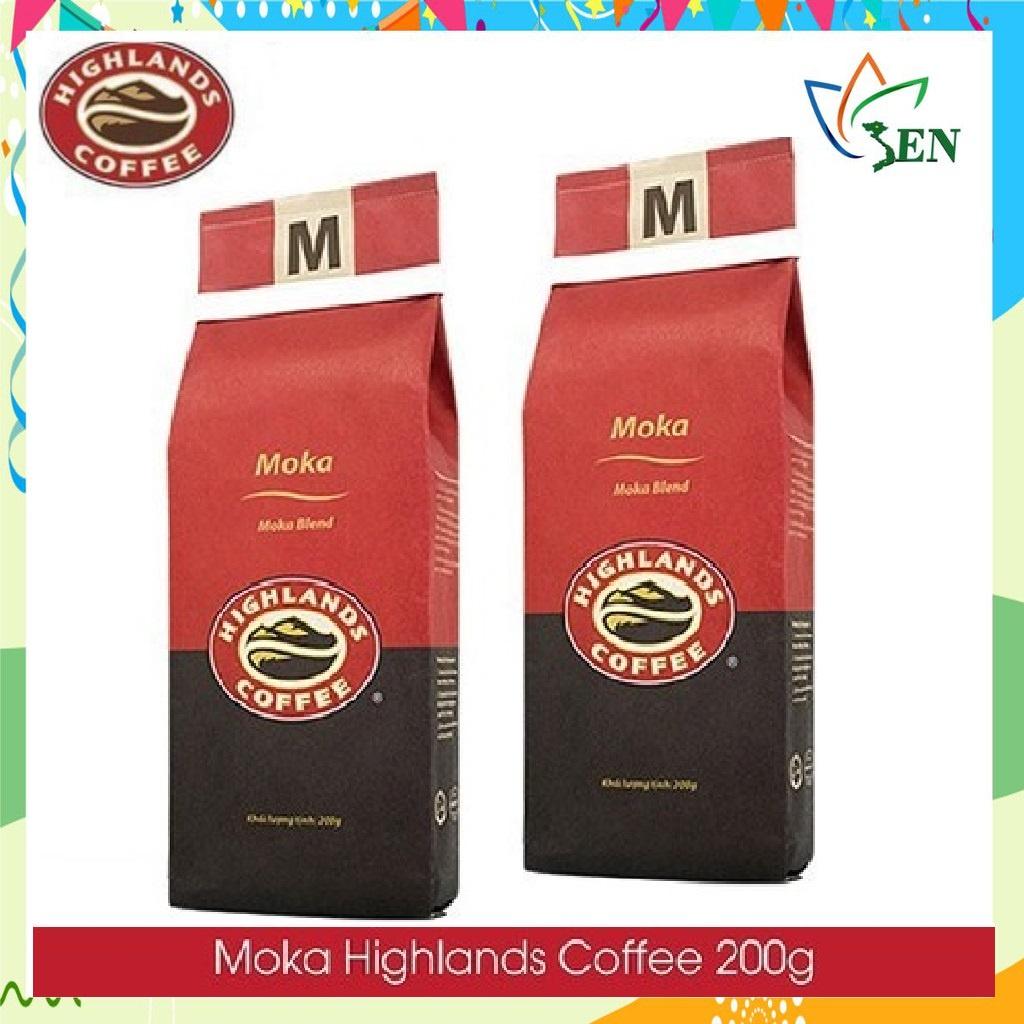 Combo 3 gói Cà phê Rang xay Moka Highlands Coffee 200g