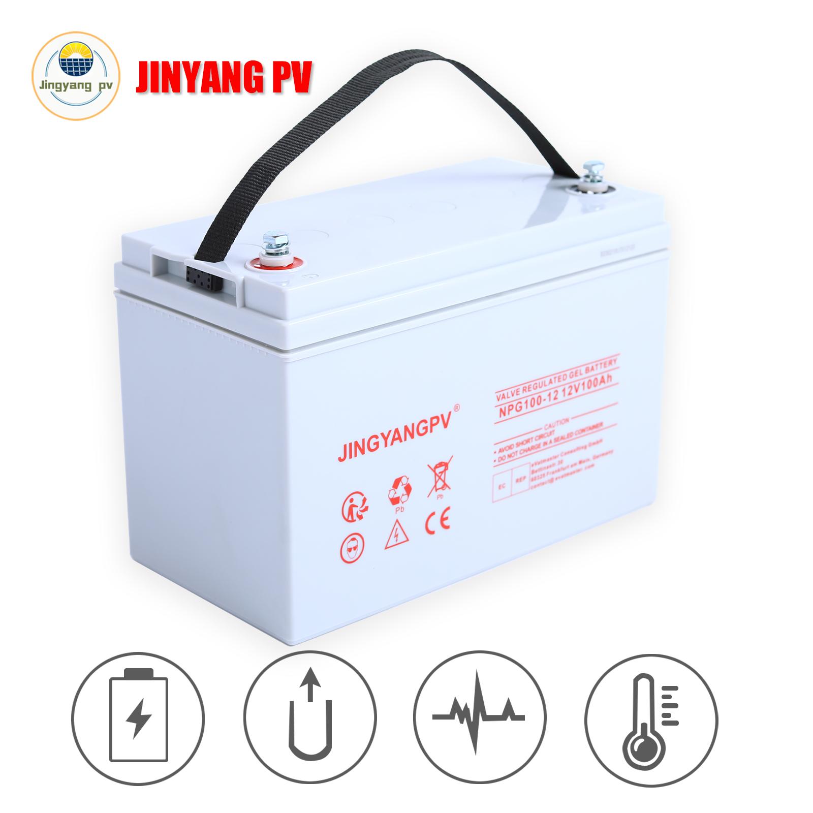 12V 100AH 120AH Gel Pin Pin Axit Chì Grand A Tế Bào Có Thể Sạc Lại Cho Động Cơ Thuyền Bộ Dụng Cụ Hệ Thống Năng Lượng Mặt Trời Màu sắc: 100ah 12v