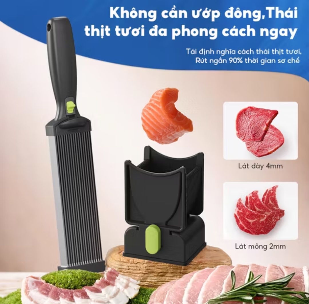 THIẾT BỊ BỘ DỤNG CỤ THÁI THỊT ĐA NĂNG CHO MỌI GIA ĐÌNH