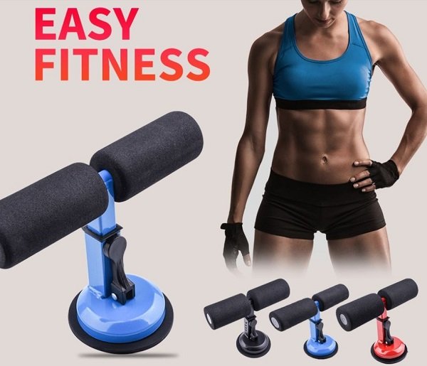 Dụng Cụ Tập Cơ Bụng, Tập Gym Tại Nhà Có Đế Hít Chân Không Chịu Lực Tốt Thanh Điều Chỉnh 3 Nấc SK2105