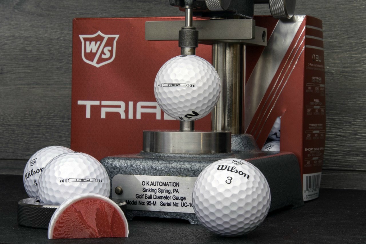 Bóng golf Wilson Triad (White)