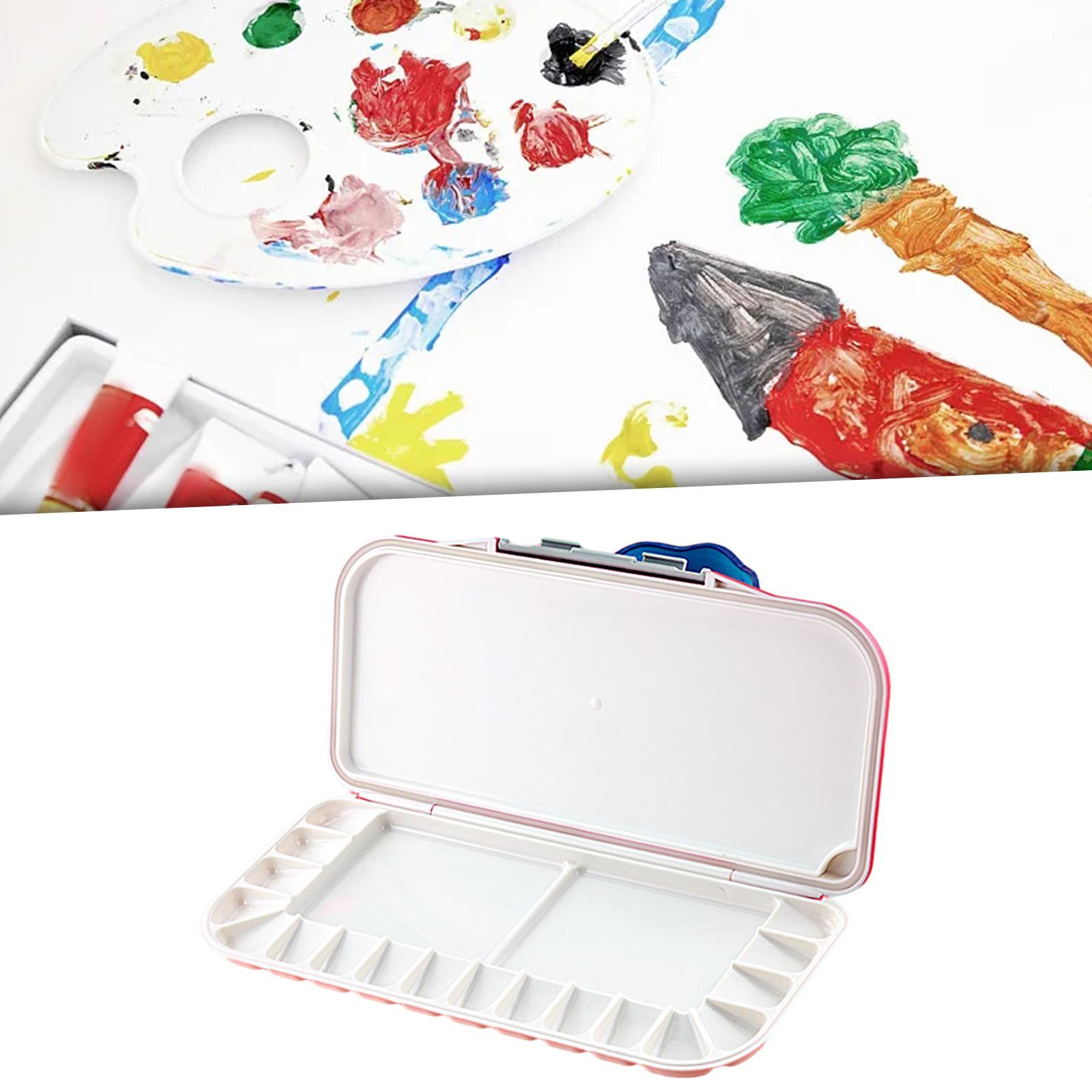 Watercolor Palette Empty Folding Paint Tray for Oil Painting Gouache Acrylic