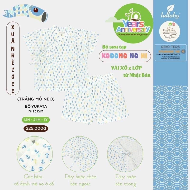 BỘ YUKATA XÔ NHẬT NH315M LULLABY