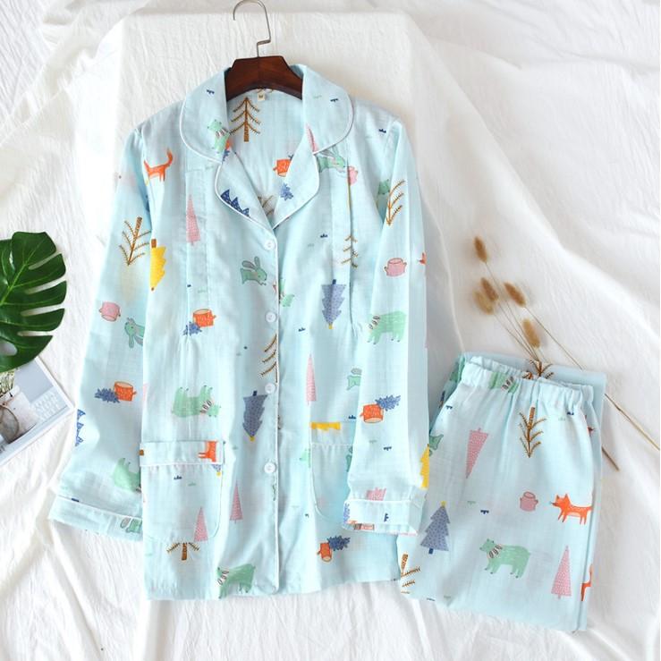 Pijama bầu và cho con bú Azuno AZ1307 chất liệu thô đũi cao cấp mặc hè cực mát