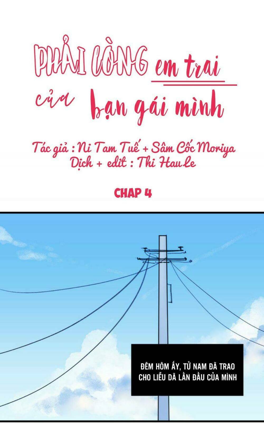 phải lòng em trai của bạn gái mình chapter 4 1