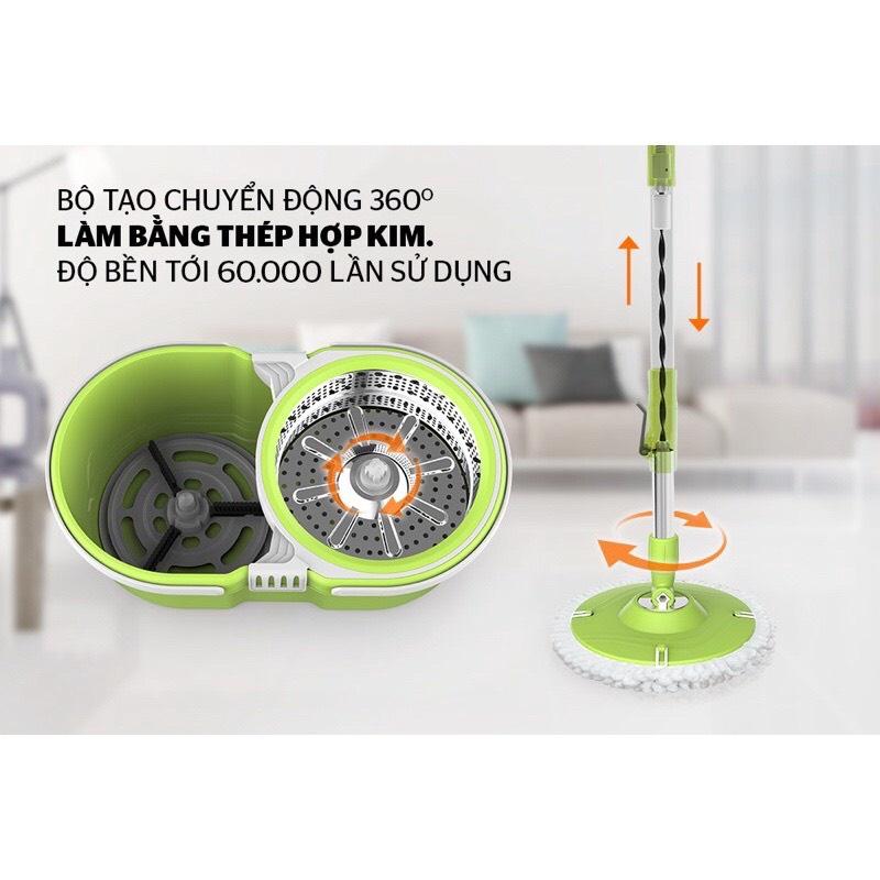 BỘ LAU NHÀ XOAY 360 ĐỘ THẾ HỆ MỚI KS-CL260