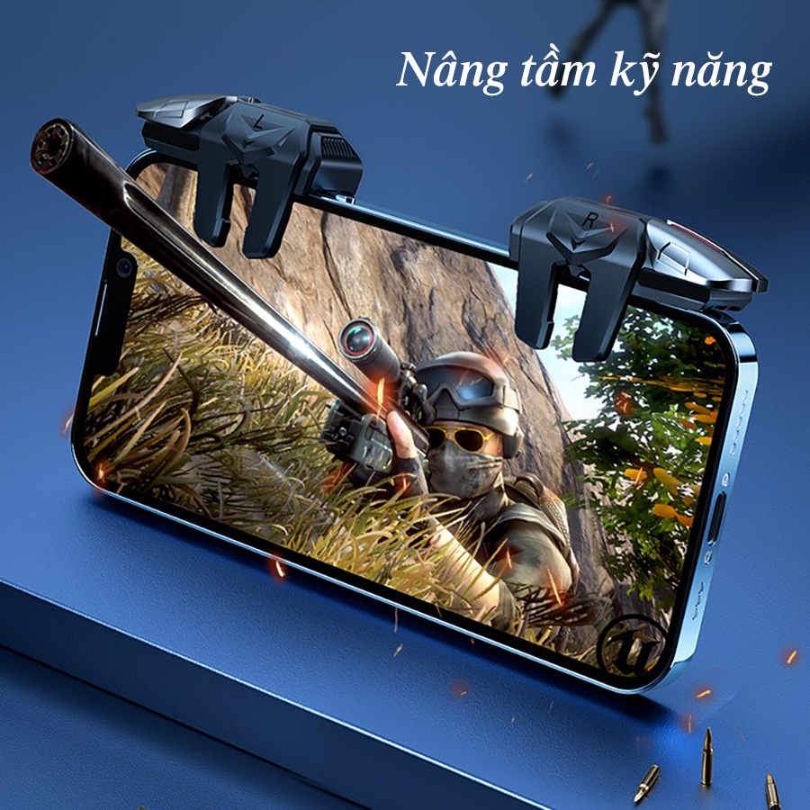 Bộ 2 nút bấm chơi game Pubg Mobile G21 hỗ trợ chơi game trên điện thoại