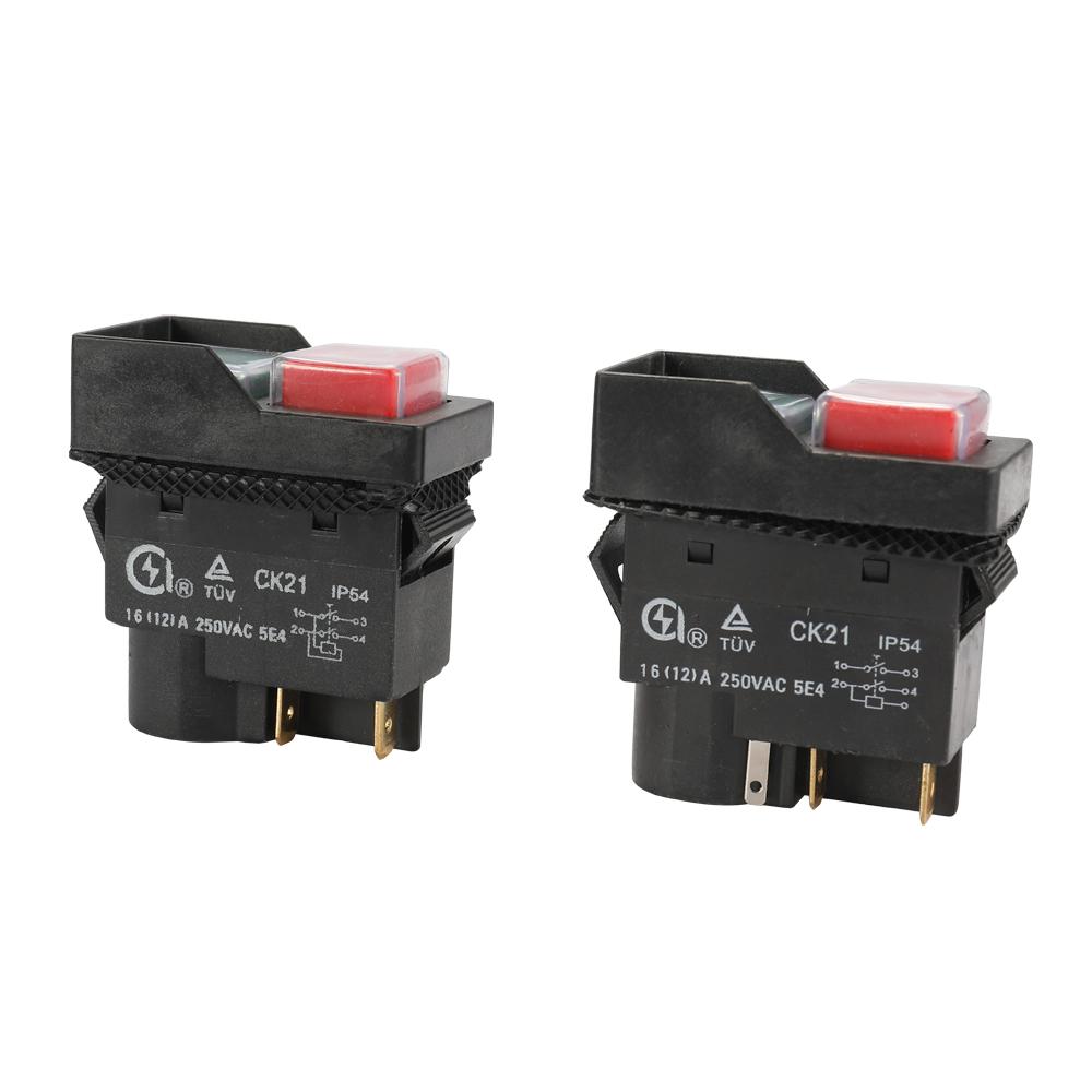 250-Voltage Universal CK21B/250V Safety Switch Emergency Stop S-afe Cut Off Killer Waterproof and Dustproof Switches
