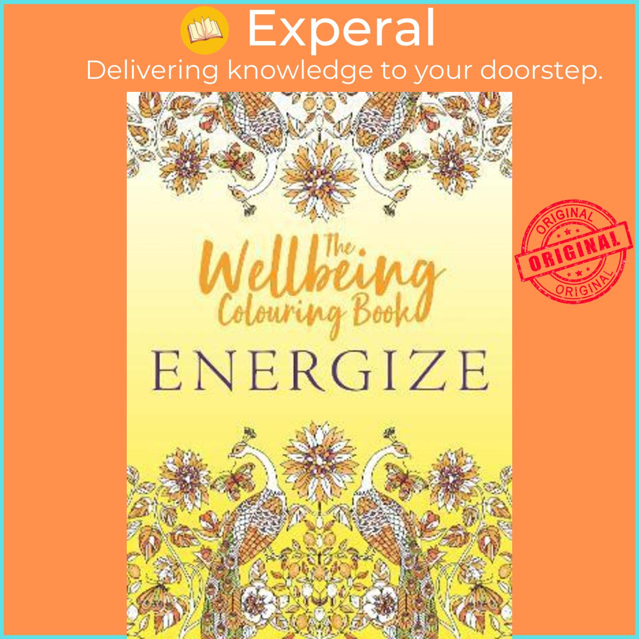Hình ảnh Sách - The Wellbeing Colouring Book: Energize by Michael O'Mara Books (UK edition, paperback)