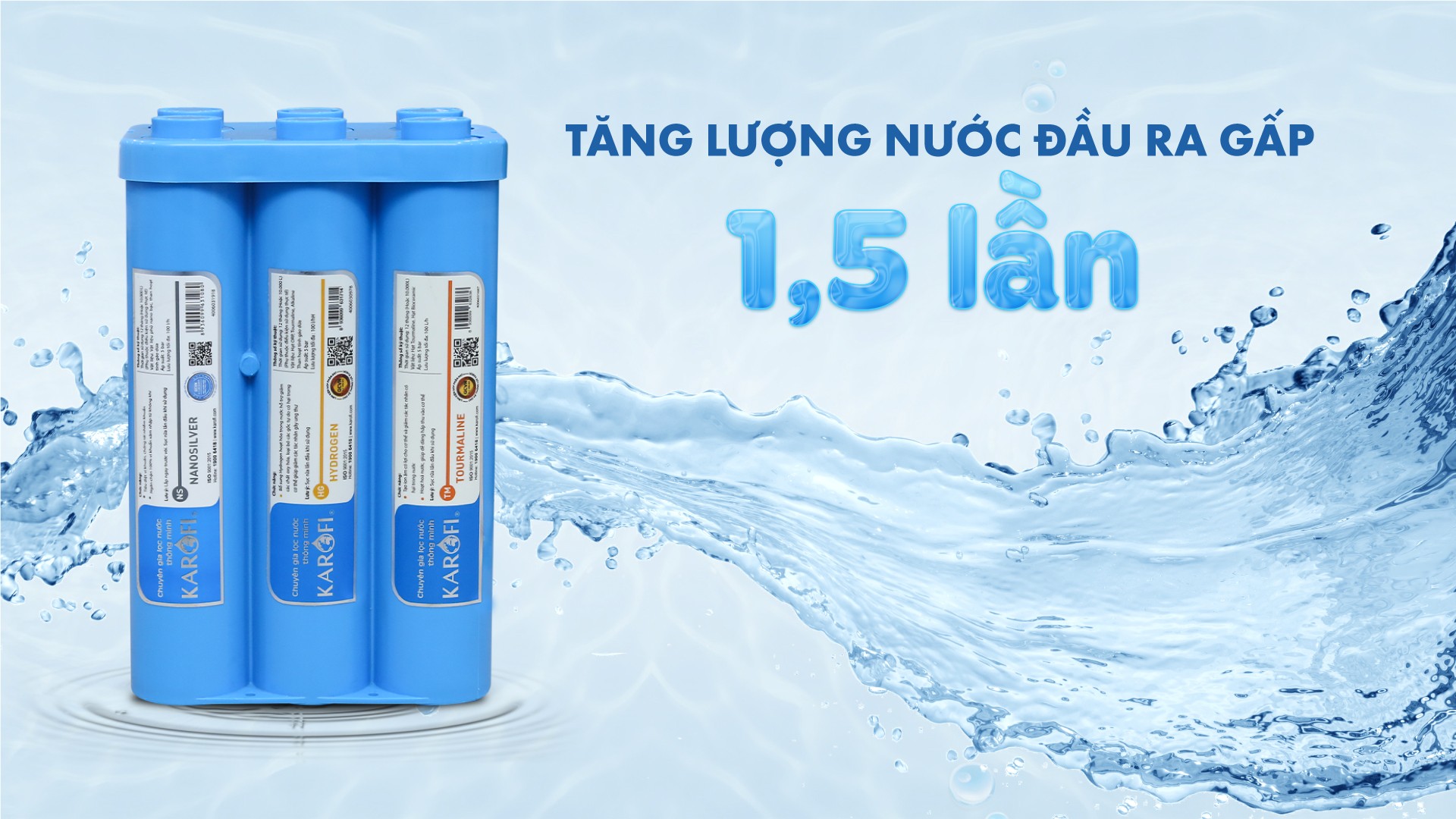 Bộ 6 Lõi Chức Năng Đúc Nguyên Khối Karofi SMAX Hiệu Suất Cao HP 6.1 - Hàng Chính Hãng