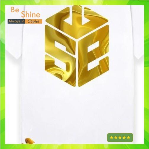 Áo Thun Unisex Form Rộng SWE DCV In Nhũ Vàng Độc Đáo - Áo Phông Tay Lỡ Logo Local Brand Cổ Tròn - Beshine Clothing