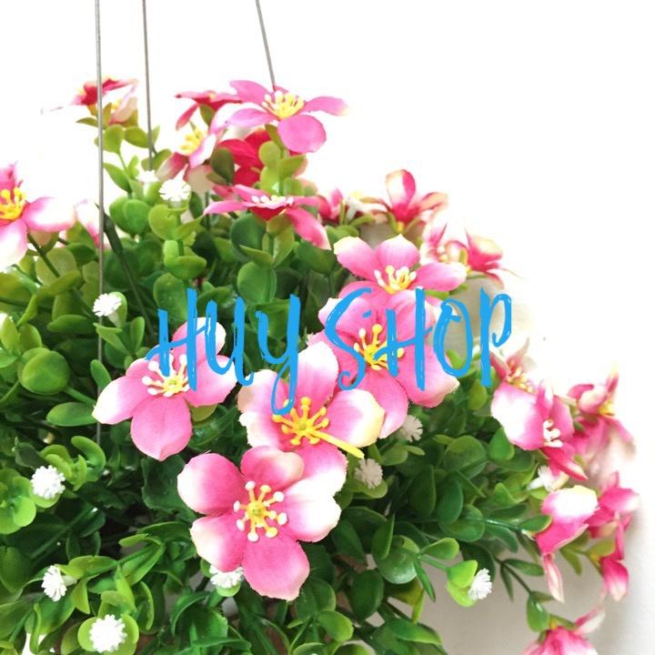 Giỏ Hoa nhân tạo trang trí treo trần nhà