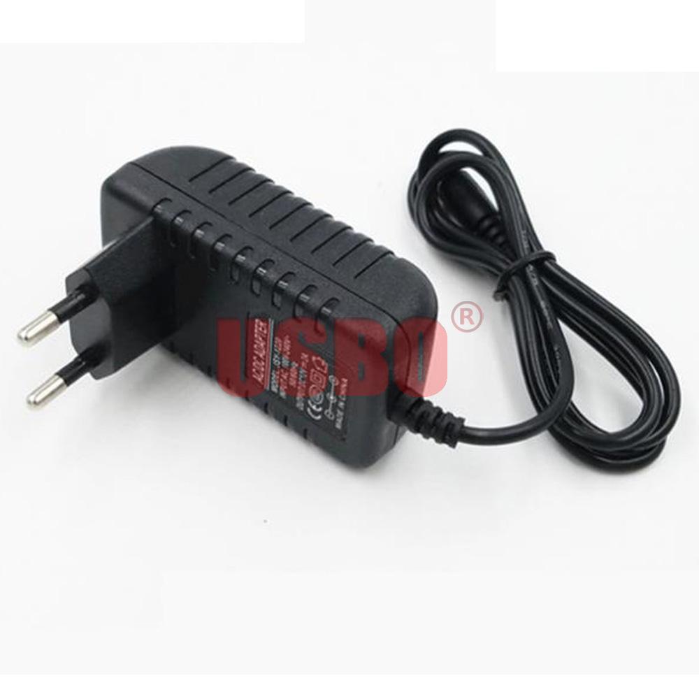 Đen 1.0m 12V Châu Âu Bộ sạc DC phổ biến 5,5*2,5mm