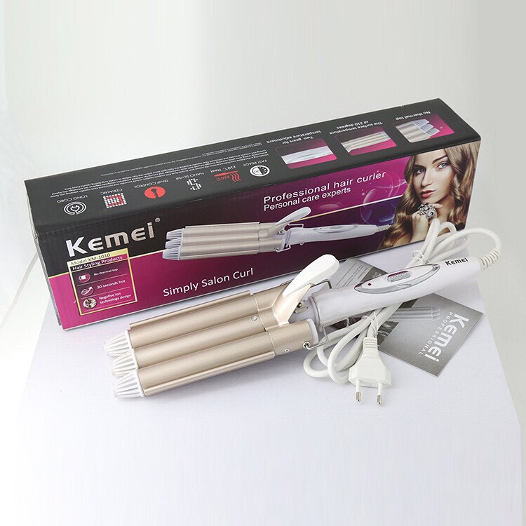 Máy làm tóc 3 trục Kemei 1010