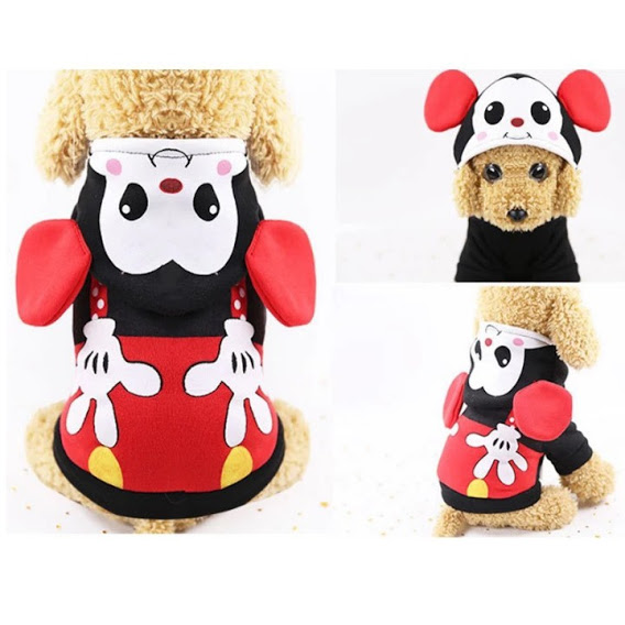 ÁO HOODIE CHO CHÓ MÈO HÌNH CHUỘT MICKEY- SP000554