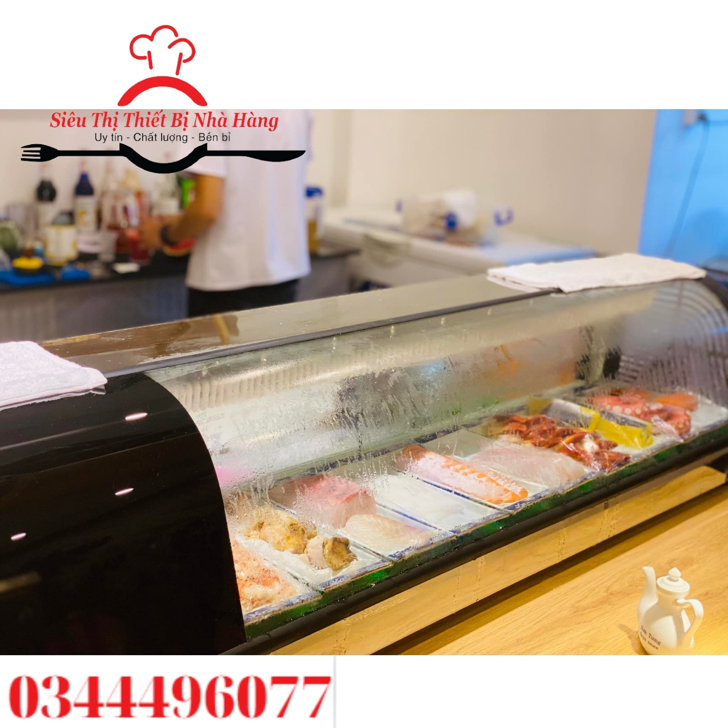 Tủ trưng  bày SuShi để bàn cao cấp