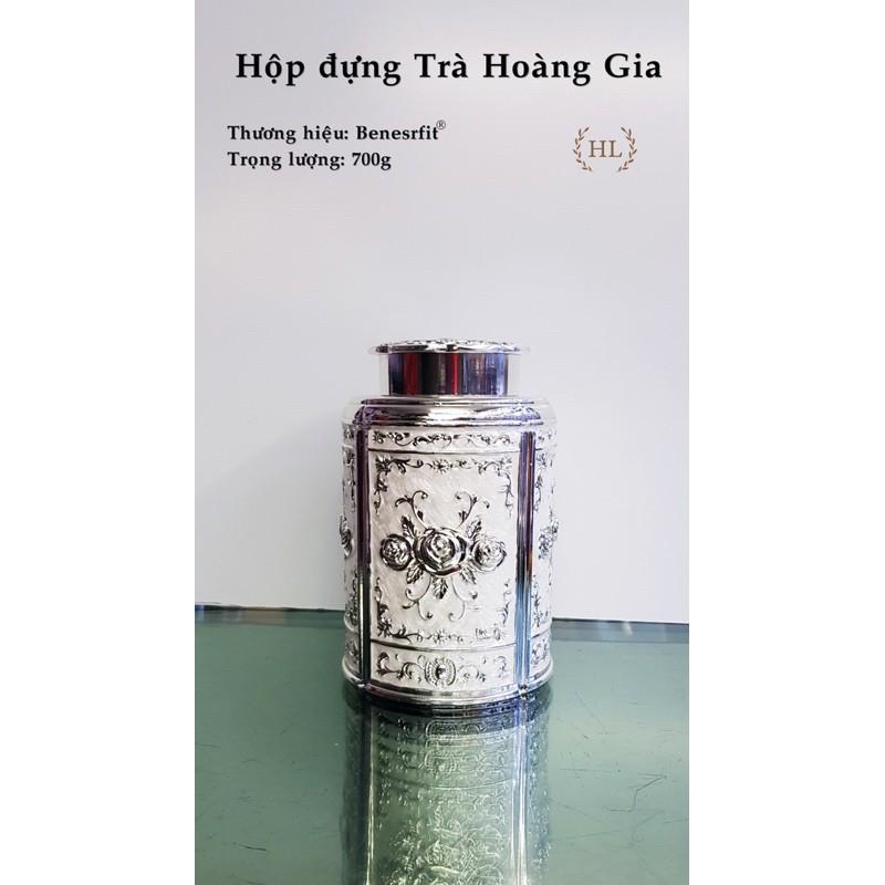 Lọ đựng chè - trà hoàng gia ( Hợp kim đồng - Thủ công)