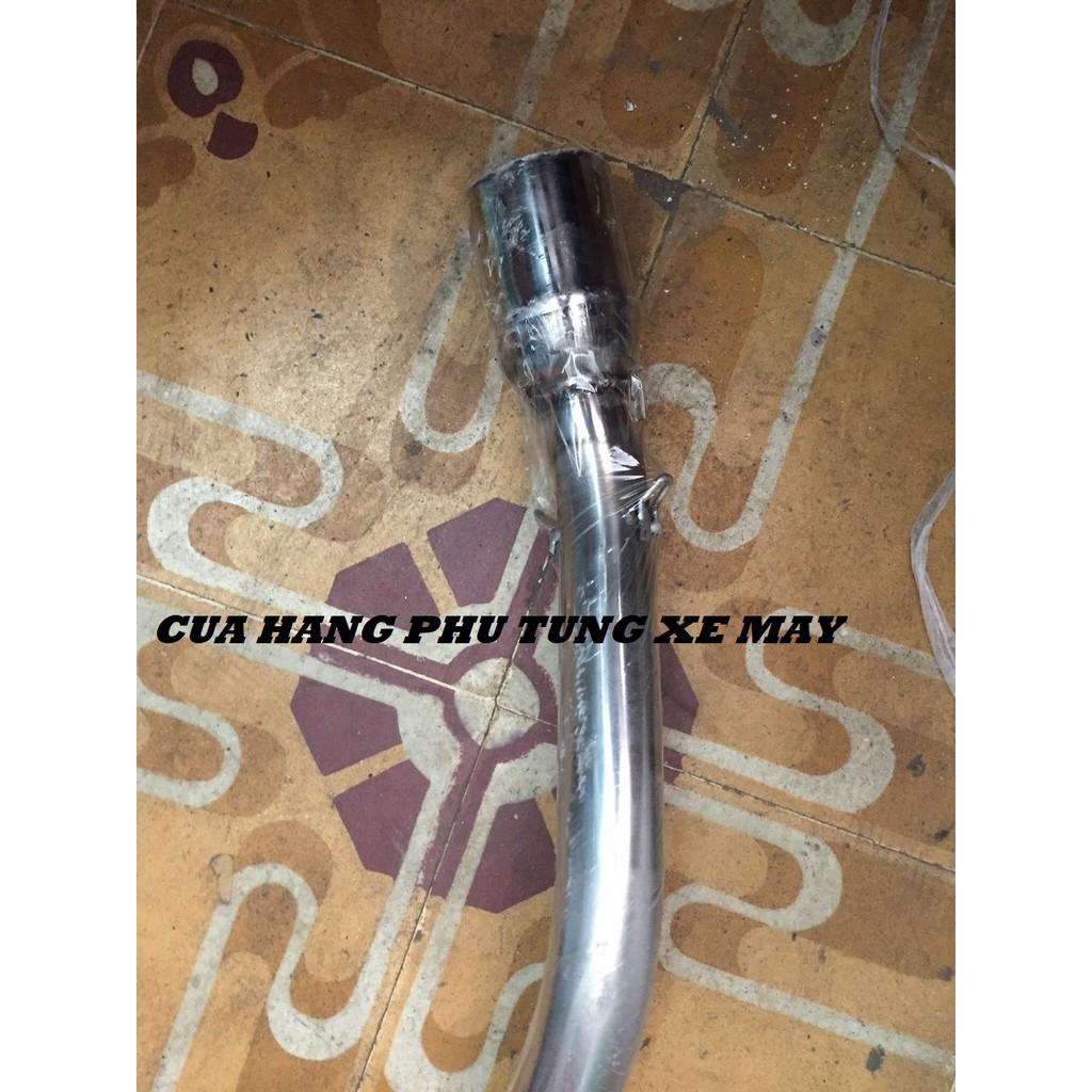 Cổ pô inox gắn xe Ex135, Exciter 150, Winner 150, Winner X, Raider Fi, Satria Fi gắn pô độ họng 51mm