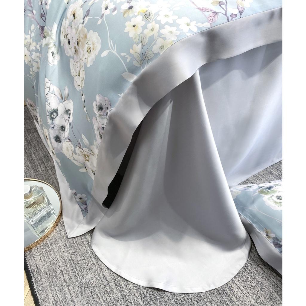 Bộ chăn ga gối mùa hè100% lụa tencel , cao cấp, MỀM MỊN, MÁT DA cực hot - sang trọng DESIGN SM33
