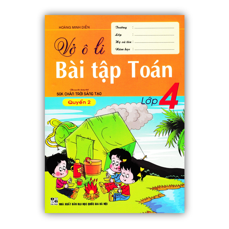Sách - Vở Ô Li Bài Tập Toán Lớp 4 - Quyển 2