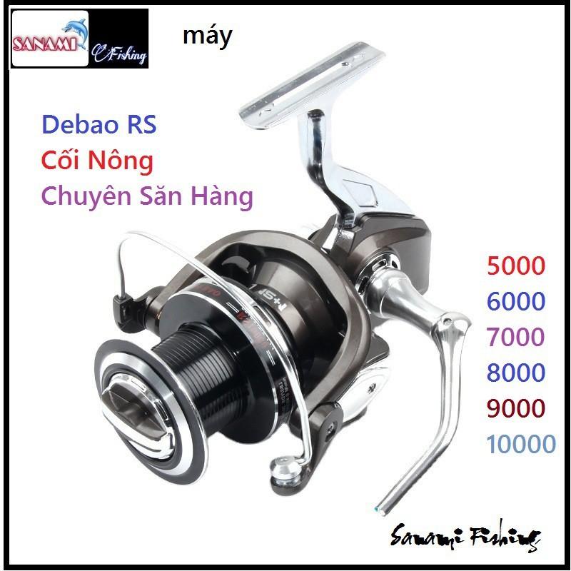 Máy Câu Cá Kim Loại Cối Nông Săn Hàng Khủng Đế Bảo RS 6000 đến 9000 - Sanami Fishing