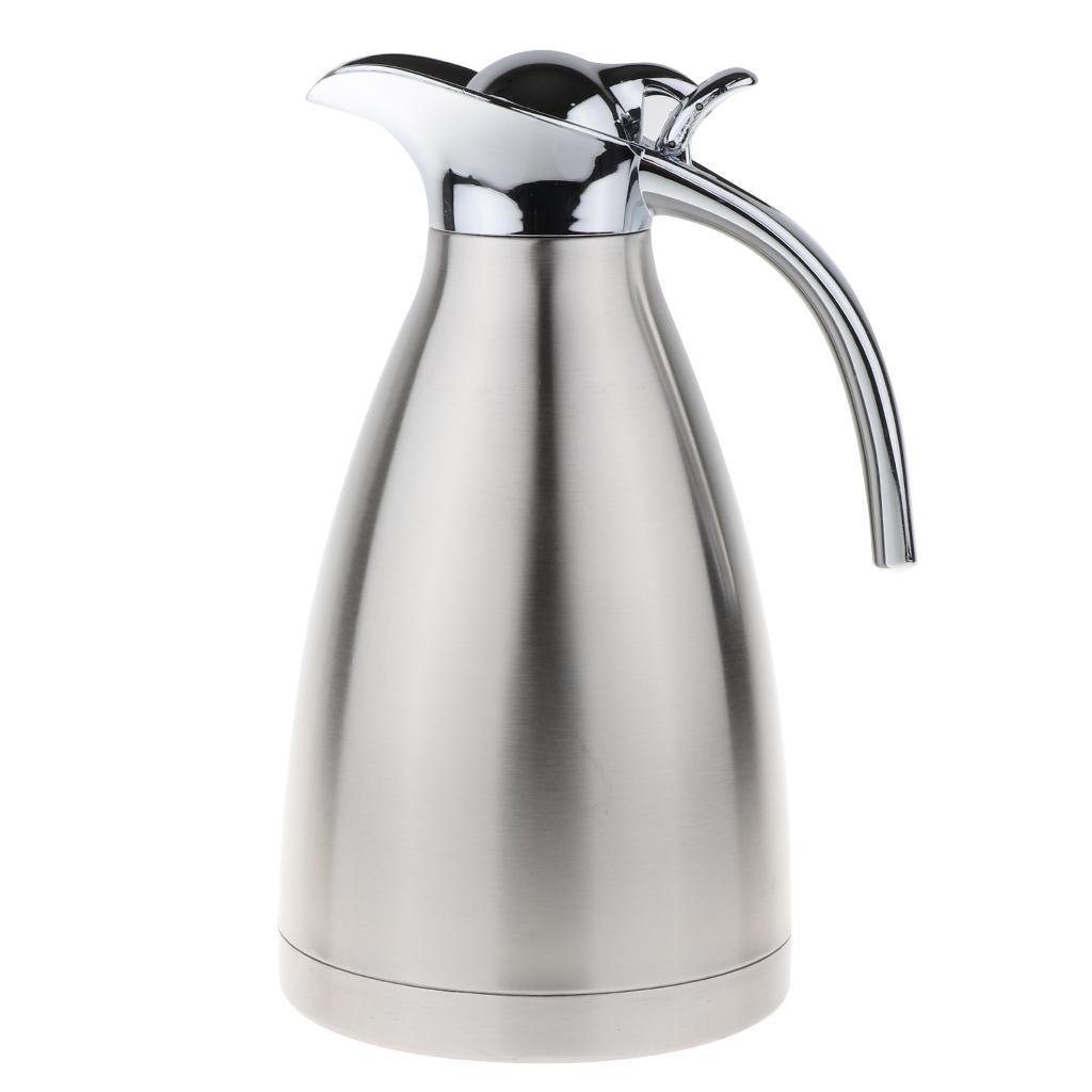 2Color 1.5L Stainless Vacuum Insulated Coffee Carafe Pour Over Coffee Kettle