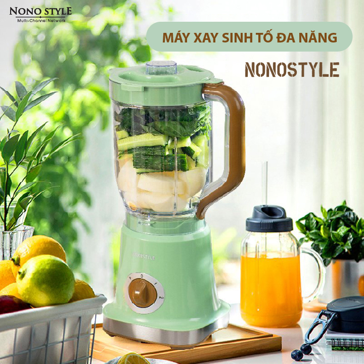 Máy Xay Sinh Tố Đa Năng NONOSTYLE (1,8L - 500W) - Hàng Chính Hãng