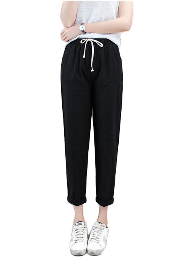 Quần Baggy Nữ Thô Đũi