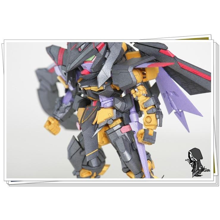 Mô hình giấy SD Gundamm MBF-01 Astray Gold Frame Amatsu Perfect Form