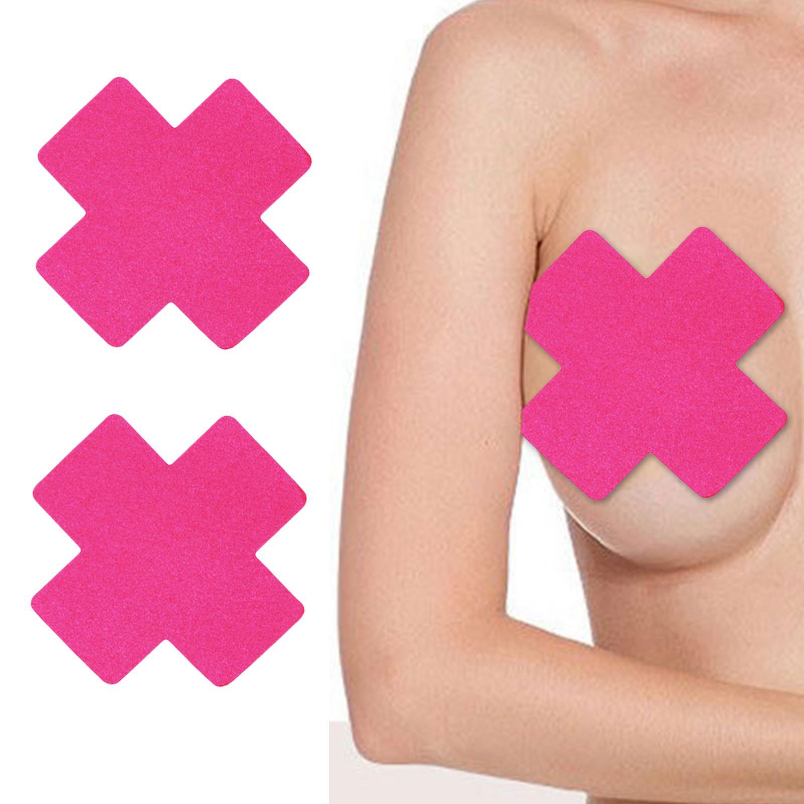 2 Pieces Breast Cover Thin Disposable Breast Petal for Wedding Party Holiday