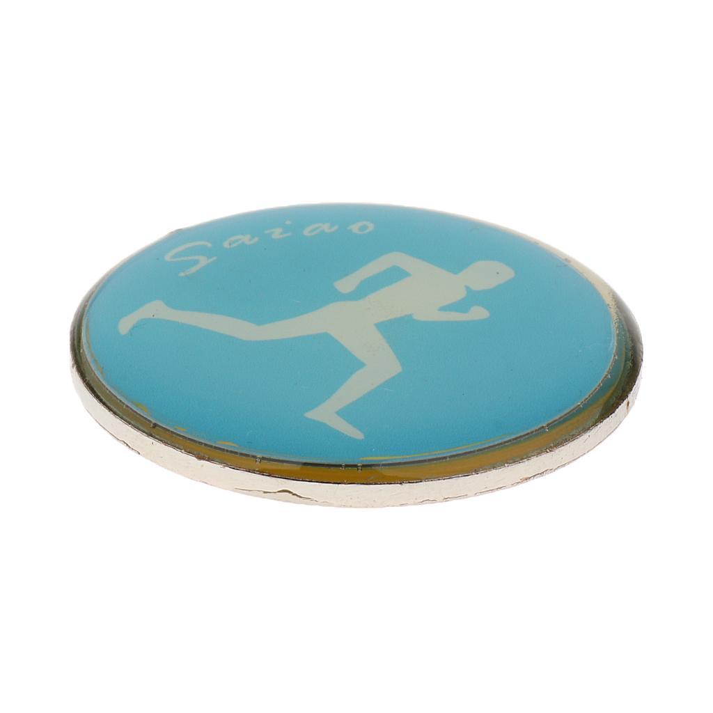 Football Soccer Referee Flip Toss Coin Disc 3.5cm With Metal Whistle