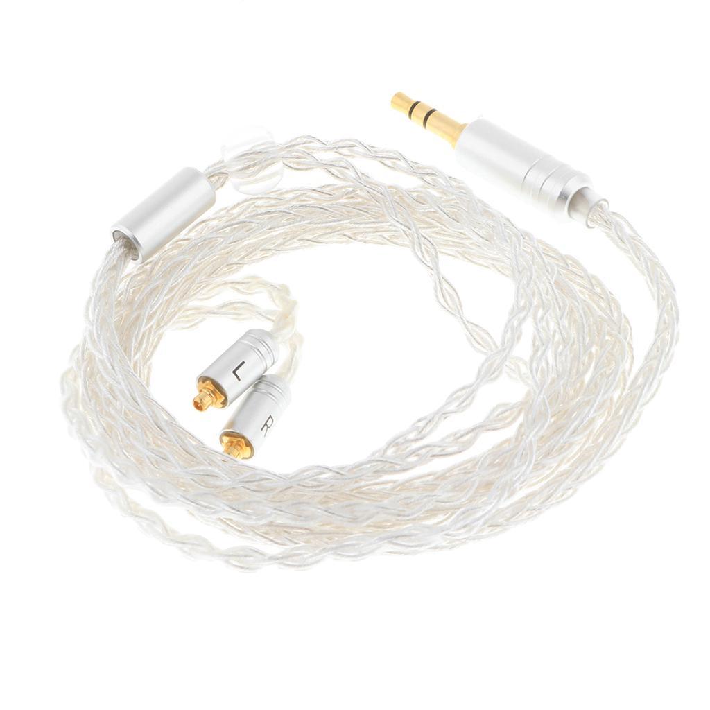 OCC Silver Plated Upgrade Headphone MMCX Cable Cord Wire for Shure