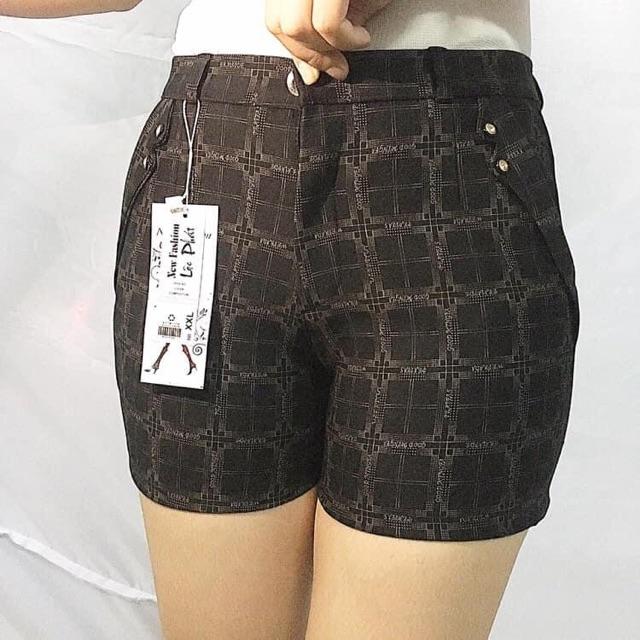 Quần cotton chất umi dày sọc đùi 4c