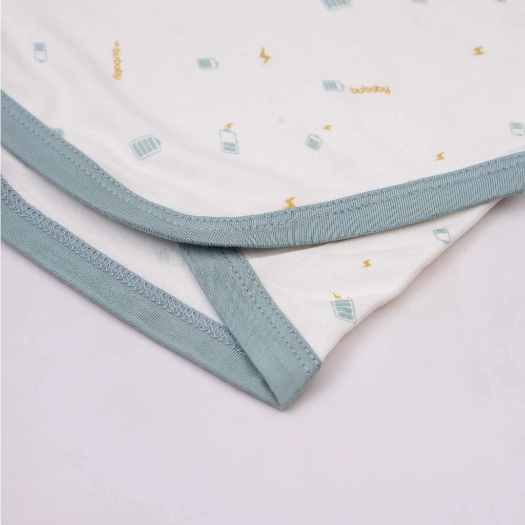 Bộ quần áo cộc tay cài vai sợi tre BU, bubaby cho bé 6m - 4y
